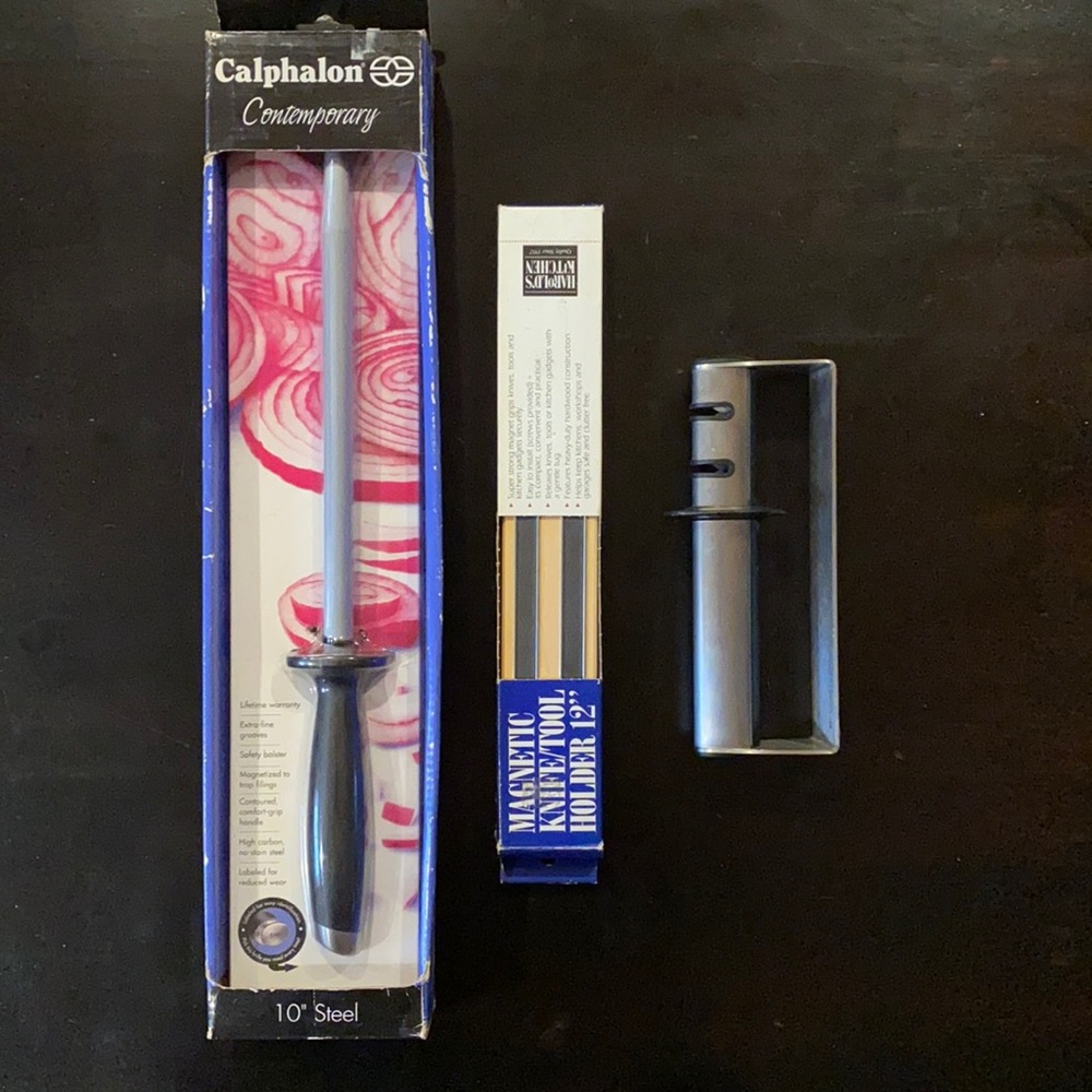 Knife holder and sharpeners